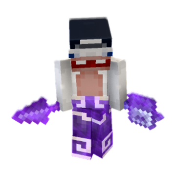 Mace spear - Minecraft pose by pl4ck_1_p0w3r | Perfect for thumbnails and renders