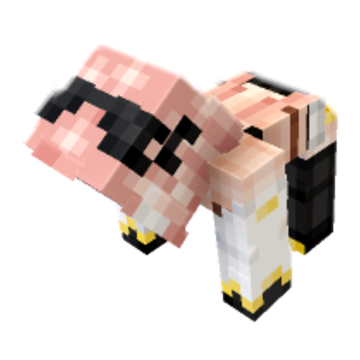 Crawling? minecraft pose by FlameShooting
