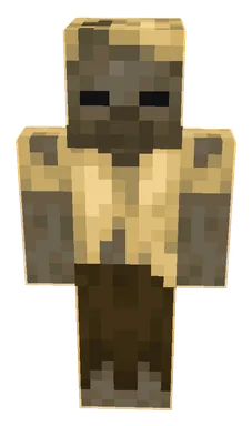 Minecraft Husk PNG, front