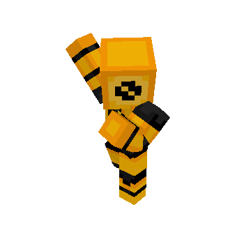 Victory Salute minecraft pose by lunabunny