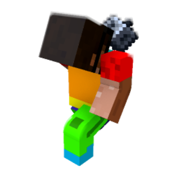 no i have a mace minecraft pose by adrezer