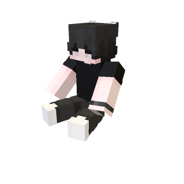 Sitting Floor Chill - Minecraft pose by iyanuh | Perfect for thumbnails and renders