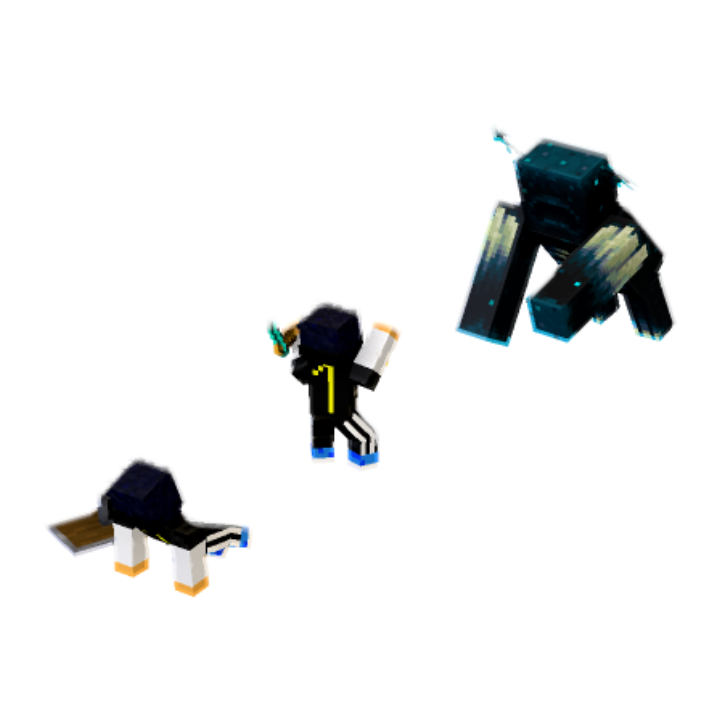 Stealth Crouch minecraft pose by cemal