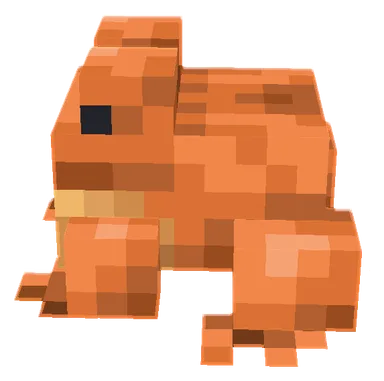Minecraft Frog PNG, side