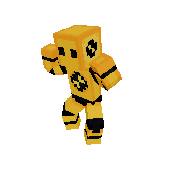 muscle showing - Minecraft pose by trodonte | Perfect for thumbnails and renders