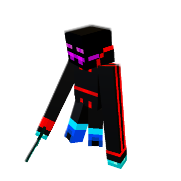 Enderman minecraft pose by Javier Del RIO