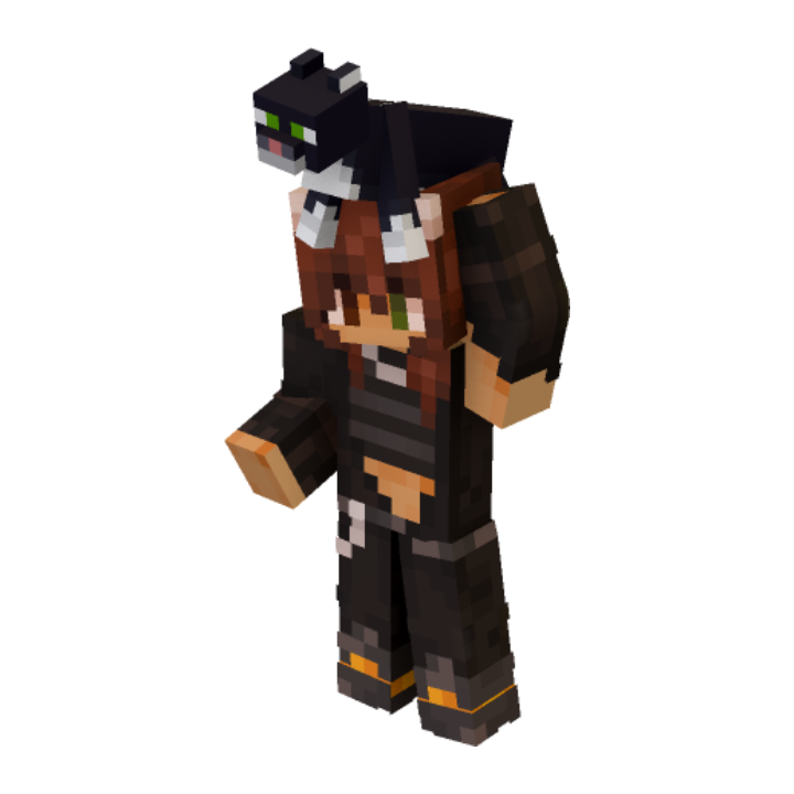 hima w cat minecraft pose by itzhima