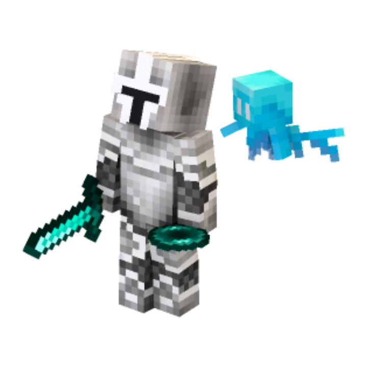 Victory and death - Minecraft pose by futureahmed9 | Perfect for thumbnails and renders