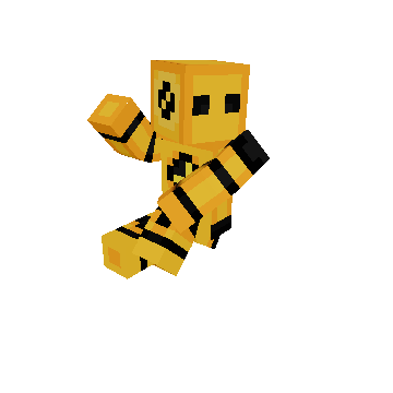 Sitting Waving - Minecraft pose by kkrzelso | Perfect for thumbnails and renders