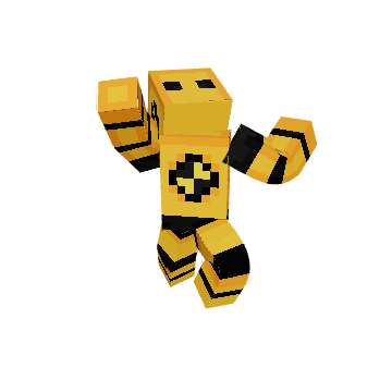 flying and punching - Minecraft pose by blueworld | Perfect for thumbnails and renders