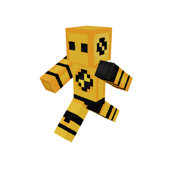 Radioactive Run - Minecraft pose by notnezon | Perfect for thumbnails and renders