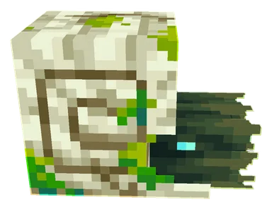 Minecraft Zombie Nautilus PNG, side