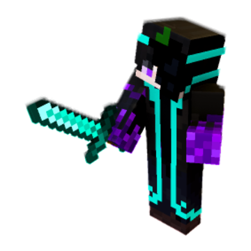 Scary minecraft pose by Qadeer Hussain