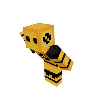 Pointing backwards - Minecraft pose by mothicaashwing | Perfect for thumbnails and renders