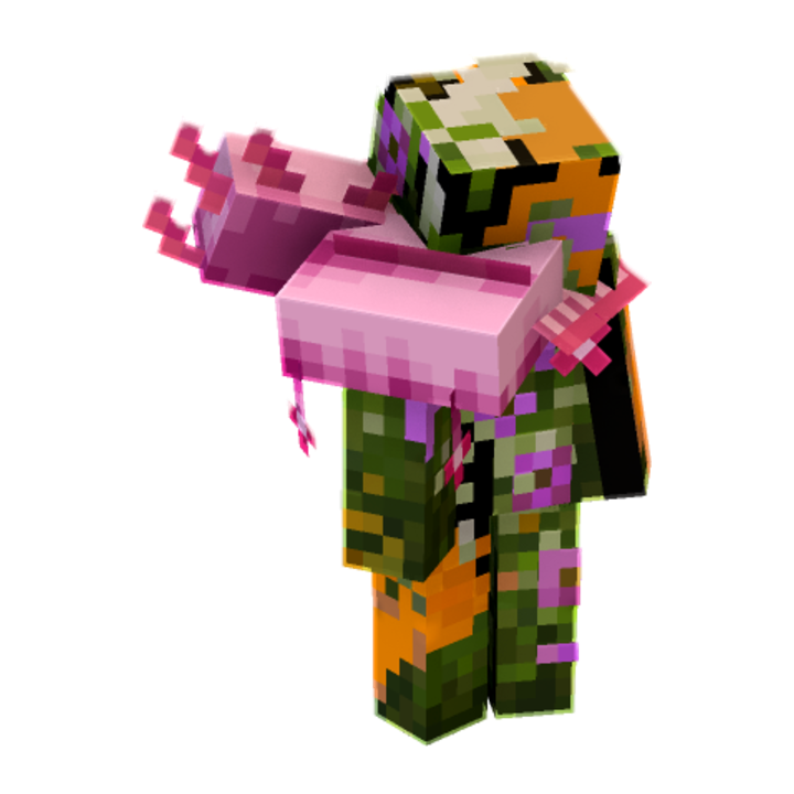 my best friend - Minecraft pose by lushleaff | Perfect for thumbnails and renders