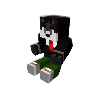 DANNY SENTADO minecraft pose by Danielcito YT