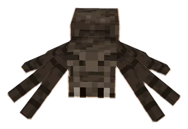 Minecraft Spider PNG, front