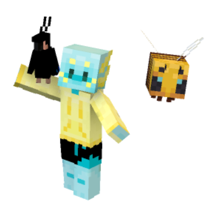 Peace - Minecraft pose by blublub | Perfect for thumbnails and renders