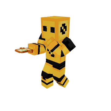 Snack Time - Minecraft pose by elite_r_ | Perfect for thumbnails and renders