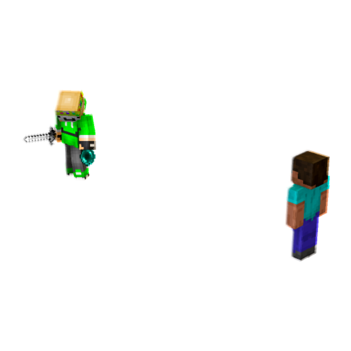 Duel Standoff - Minecraft pose by somelegend | Perfect for thumbnails and renders