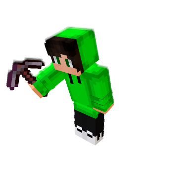 FCocused Mining Swing - Minecraft pose by Jaya Gupta | Perfect for thumbnails and renders
