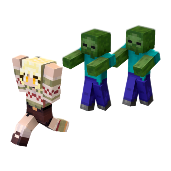 AHHHHHH - Minecraft pose by its_chrissy_ | Perfect for thumbnails and renders