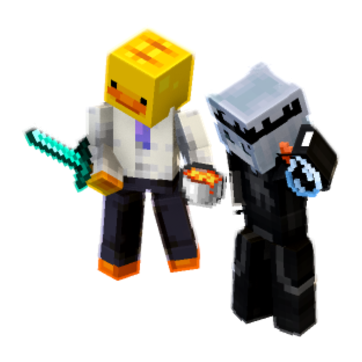 friends - Minecraft pose by patogod | Perfect for thumbnails and renders
