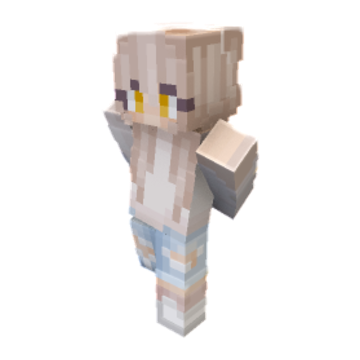 shy - Minecraft pose by luvawyaaywa | Perfect for thumbnails and renders