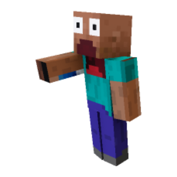 Shock mode on minecraft pose by futureahmed9