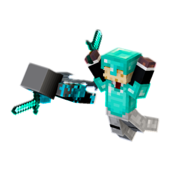 falling and flying - Minecraft pose by danmir | Perfect for thumbnails and renders