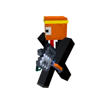 Spear mace - Minecraft pose by voidedfish | Perfect for thumbnails and renders