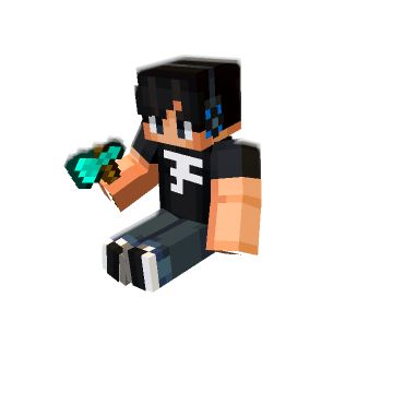 sitting down - Minecraft pose by okaydex | Perfect for thumbnails and renders