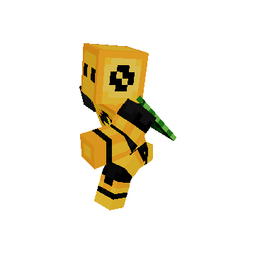 runing - Minecraft pose by tonin | Perfect for thumbnails and renders