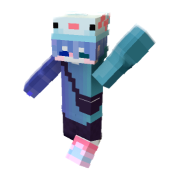 hi! - Minecraft pose by mynameis966666 | Perfect for thumbnails and renders