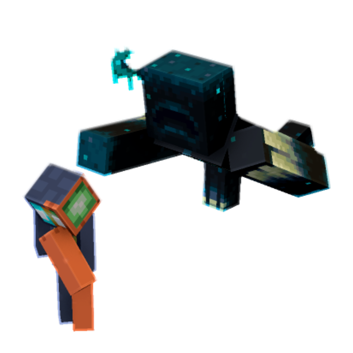Chased behind - Minecraft pose by lqnturn | Perfect for thumbnails and renders