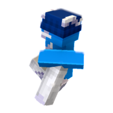 siting minecraft pose by itzfrostyy__