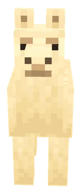 Minecraft Trader Llama PNG, front