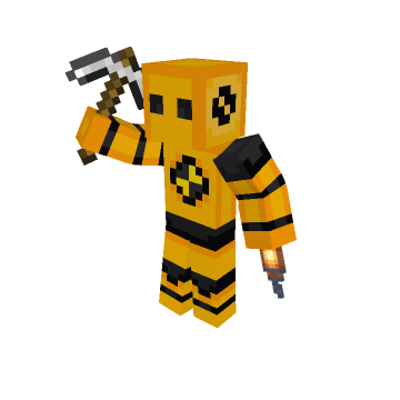 Mining - Minecraft pose by noidmcyt2 | Perfect for thumbnails and renders
