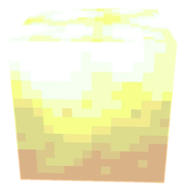 Minecraft Sulfur Cube PNG, side