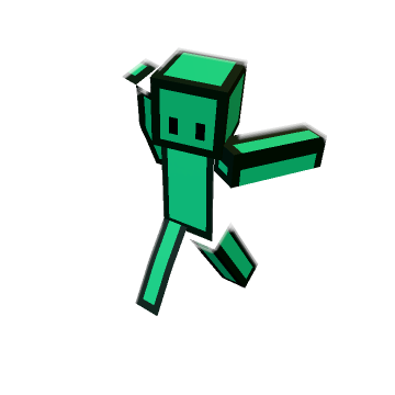 pointing behind minecraft pose by tuckeryt