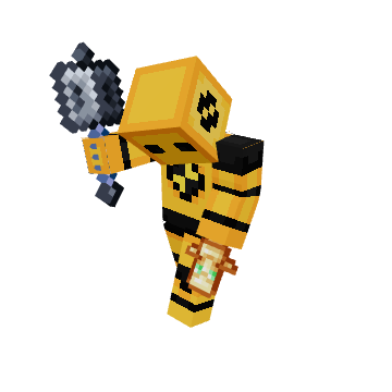 mace attack - Minecraft pose by zenixx | Perfect for thumbnails and renders