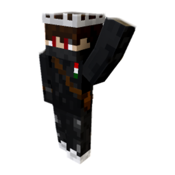 Friendli waving hand minecraft pose by xxppaprikaxx