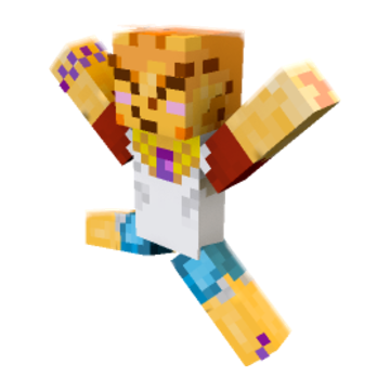athletic minecraft pose by odin