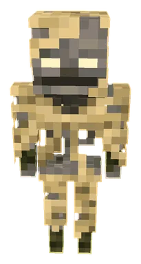 Minecraft Parched PNG, front