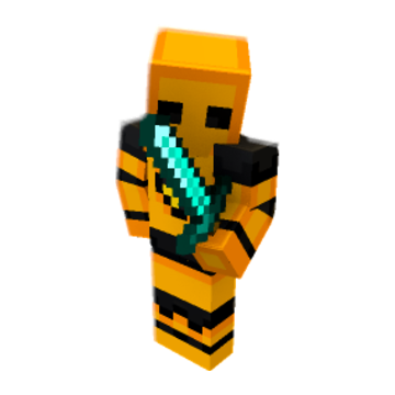 model4 - Minecraft pose by rasberry | Perfect for thumbnails and renders