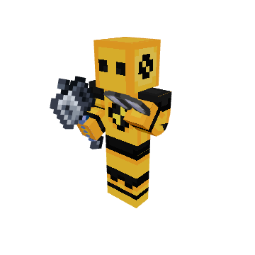 Dual Wield Warrior - Minecraft pose by lazerdada | Perfect for thumbnails and renders