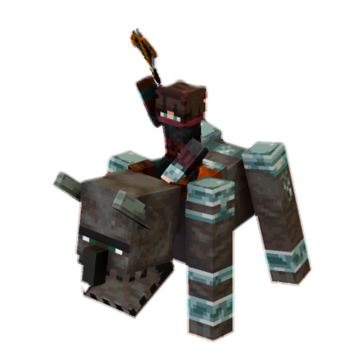 raid - pillager minecraft pose by lolzzzzzzz