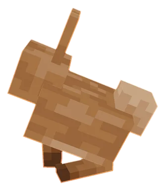 Minecraft Rabbit PNG, side