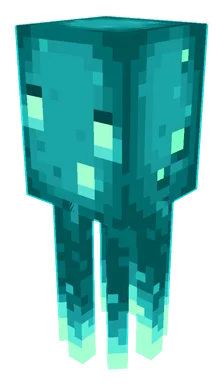 Minecraft Glow Squid PNG