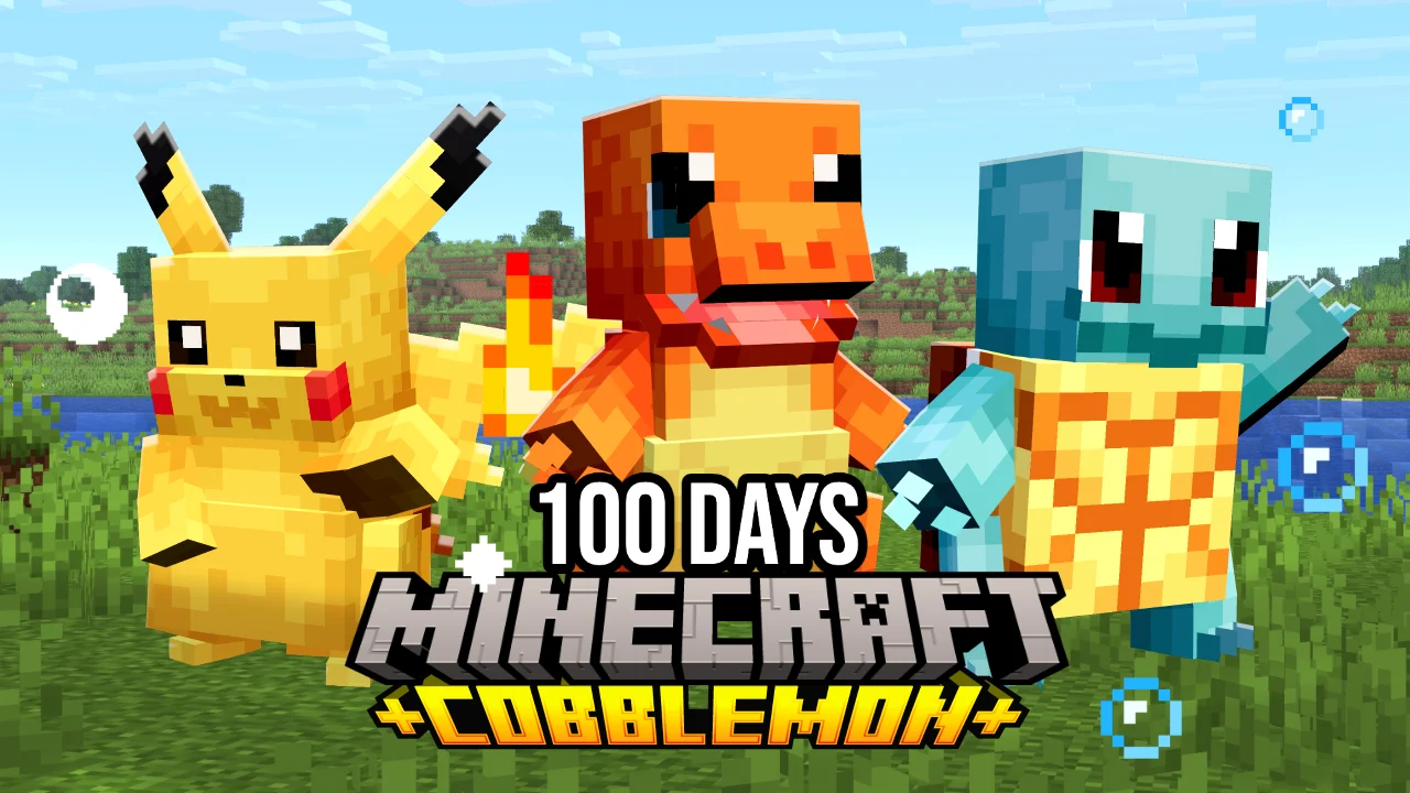 cobblemon thumbnail, a Minecraft thumbnail